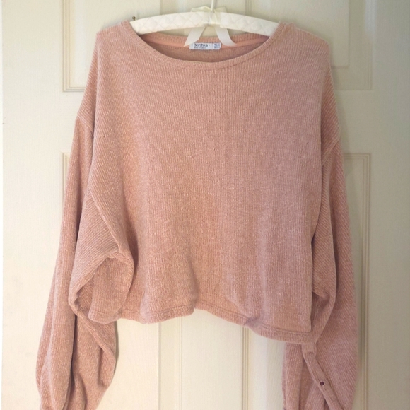 Beshka Drop Shoulder Bishop Sleeve Sweater - Picture 1 of 3